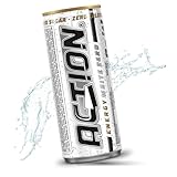 ACTION Energy Drink White Zero Edition 24 Dosen x 250ml - 30mg/100ml Koffein - Energiekick mit...