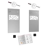 hang-it Premium Spiegel Aufhänger Set L - inkl. 2X 200x100 mm Spiegelaufhänger - Spiegelhalter und...