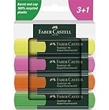 Faber-Castell Textmarker Textliner 48, 4 Stück