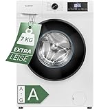 Bomann® Waschmaschine 7kg | 10 Jahre Motor-Garantie | effizienter Invertermotor | 1400 U/min |...