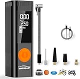 WindGallop Auto Kompressor 12V Luftpumpe Reifenfüller mit Manometer - Kleiner tragbarer...