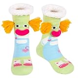 WOTENCE Damen Stoppersocken Kuschelsocken Warme Flauschige Haussocken Winter Hüttensocken...