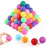 Deepton Tischtennisbälle Bunte, Mischfarben Tischtennis Bälle 40mm, Premium Tischtennisbälle,...