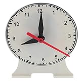 Gogogmee Lernuhr Modell Dreizeiger Schülertischuhr Lernhilfe für Zeitverständnis Schulbedarf...