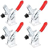 4 Stück Schnellspanner GH-201-B, kniehebelspanner Schnellspanner 90Kg Vertikaler Kniehebelspanner...