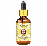 Deve Herbes Pure Almond Oil (Prunus dulcis) with Glass Dropper 100% Natural Therapeutic Grade Cold...