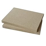Vermiculite Platten 400x300mm 30mm stark 2 Platten Feuerraum Auskleidung Schamotteersatz Ofen