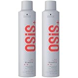 Schwarzkopf Professional OSiS Elastic Haarlack, stapelbar, glattes Finish, Anti-Feuchtigkeit,...