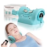EMS Nackenmassagegerät Elektrisch Massagegerät Nacken mit Wärme und vibration, Entspannungskissen...