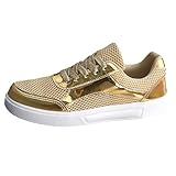 Generisch Damen Walkingschuhe Wasserdicht Leicht Slip On Glitzer wasserdichte Freizeitschuhe...