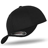 Flexfit Original Basecap Baseball Cap Kappe Black/Black -L/XL