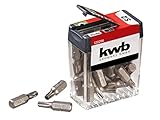 kwb Bitspender Box - 25-teiliges T25 Bitset, Hochqualitative Torx-Bits für präzise und...