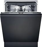 Siemens SX73EX02CE XXL-Geschirrspüler iQ300, vollintegrierte Spülmaschine mit Besteckschublade, 60...