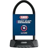 ABUS Bügelschloss Granit XPlus 540 + USH-Halterung - Fahrradschloss mit 13 mm starkem Bügel und...