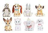 Simba Smoby Toys UK LTD Disney Classic Animals - Kleine Plüschtier-Kollektion: Balu 15 cm, Lady 14...