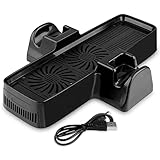 OSTENT 3 in 1 USB Lüfter Konsole Controller Ständer Kompatibel für Microsoft Xbox 360 Slim