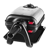 Tefal King Size Waffeleisen WM756D | Doppelwaffeleisen für 2 belgische Waffeln | Dreh-Funktion |...