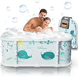 Wunder-Ozean L2: Faltbare Metall-Badewanne, 120cm, 7-lagig, Hot SPA