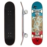 MOB Skateboards Airlines 8.0 - Komplettboard 31 x 8 Zoll - Holzboard aus 7 Schichten Ahornholz -...