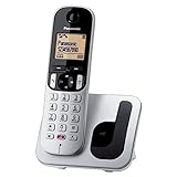 Panasonic KX-TGC250JTS Digitales schnurloses Telefon, Basiseinheit und Einzelempfänger, Anrufer-ID,...