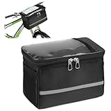 Zyren Fahrradtasche Lenker, wasserdichte Fahrradtasche Vorne, fahrradtasche Lenker Ebike mit...