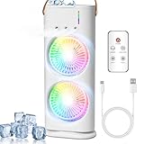 Anluomania Luftkühler, Mobile Klimaanlage, 4 in1 Mobile Klimagerät mit Fernbedienung, Mobile...