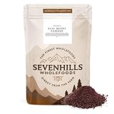 Sevenhills Wholefoods Acai Beeren Pulver Bio 250g, Rohkost, Gefriergetrocknet, Aus Brasilien, Pur &...