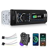 1 Din Autoradio DAB+ - Radio mit Bluetooth DAB Plus mit FM Radio, USB Disk/AUX/TF Anschluss,...