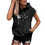 Generisch Frottee Bademantel Damen Ohne Damen Übergröße Mode Buchstaben Kapuzenpullover Kurzarm...