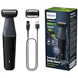 Philips Bodygroom Series 3000, wasserfester Trimmer für Intimbereich und Körper, gründliche und...