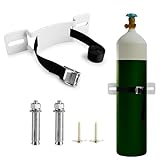 Wandmontierter Flaschenhalter, Gasflaschenhalter, Wandhalterung, Propangasflaschenhalter mit...