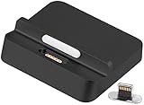 Callstel Lightning Ladestation: Docking-Ladestation für kompatibel mit iPhone & iPad, mit...