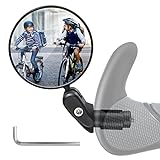 Vintoney Fahrradrückspiegel, 1 Stück universal verstellbar 360° Fahrradspiegel für 17,4-22 mm...