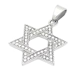 SDFXCDR Herren Halskette Trendige Straße Set mit Stein Hexagon Stern Herren Anhänger Lehrer...