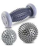 BOENFU Fussmassageroller Fersensporn Igelball Fußmassage Massageroller Für Füsse Massage Ball...