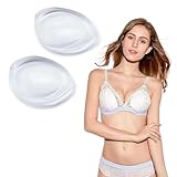 KALUROIL BH Cups Silikon BH-Einlagen - Klare V-förmige Brustvergrößerer für Bikini & Badeanzug -...