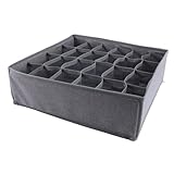 Gatuida Hausgebrauch Sock Aufbewahrungsbox Fächer Organizer Sockenbox mit Multi Grid Struktur...