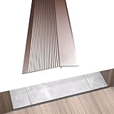 Türschwelle, Schwellenleiste aus Edelstahl, Abdeckleisten, Türrampe aus Aluminium, hoch 2/5'-1...