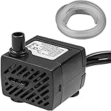 Flüsterleise Mini-Wasserpumpe 48GPH [180L / h] 3W kleines Aquarium, amphibische Teichfische,...