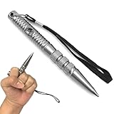NHPY 1 Stück Multifunktional Schlüsselanhänger, Tactical Pen,Extra Grip Oberfläche, 13Cm Für...