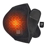 Nackenheizkissen, 3 Heizstufen, elektrische Wärmestütze, USB-tragbares Heizkissen, für Männer,...
