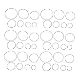 Supvox 100 Stück Teiliges Flache Gummi-Player-antriebsriemen für Kassettenrekorder DVD Cd Ld VCR...