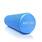 High Pulse® Faszienrolle | Pilates Rolle inkl. Fitnessband + Gratis Übungsposter –...