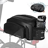 toptrek Fahrradtaschen für Gepäckträger, 12L Gepäckträgertasche, Wasserdicht & Reflektierend...