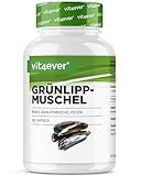 Grünlippmuschel - 365 Kapseln mit je 600 mg - Premium: Mit Glycosaminoglykane - Hochdosiertes...