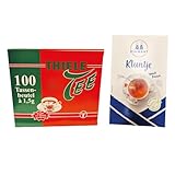 minafood-Set: 1 x Thiele Tee - Echter Ostfriesentee Teebeutel 100x1,5g - 150g + 1 Diamant - Kluntje...