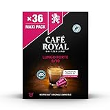 Café Royal Lungo Forte 36 Kapseln für Nespresso Kaffee Maschine - 8/10 Intensität -...