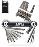 AARON Tool 20 in 1 Multitool - Fahrrad Multifunktionswerkzeug aus rostfreiem Stahl/Aluminium -...
