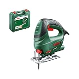 Bosch Home and Garden Stichsäge PST 650 (500 Watt, Schnitttiefe in Stahl/Holz 4mm/65mm, im Koffer)...