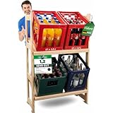 VELORA® Getränkekistenregal für 4 Kisten [Made IN EU] - Robustes Getränkeregal aus hochwertigem...